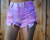 Cotton Candy Highwaisted Shorts