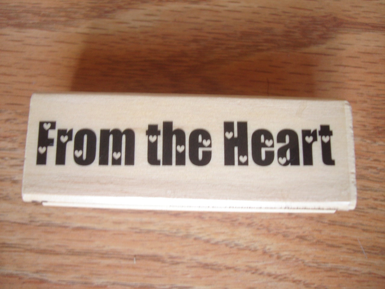 From the Heart Love Rubber Stamp Paper Cards Scrapbooks