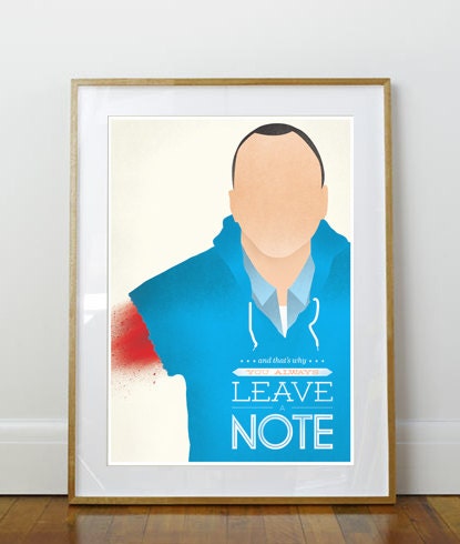 Arrested Development J Walter Weatherman A3 or to fit Ikea Ribba Frame 390 x 290mm