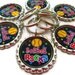 Softball Party Favors - FREE SHIPPING - Party Pack - (6) Softball Rocks -  Backpack Charm, Zipper Pull, Keychain, Party Favor, Gift Idea