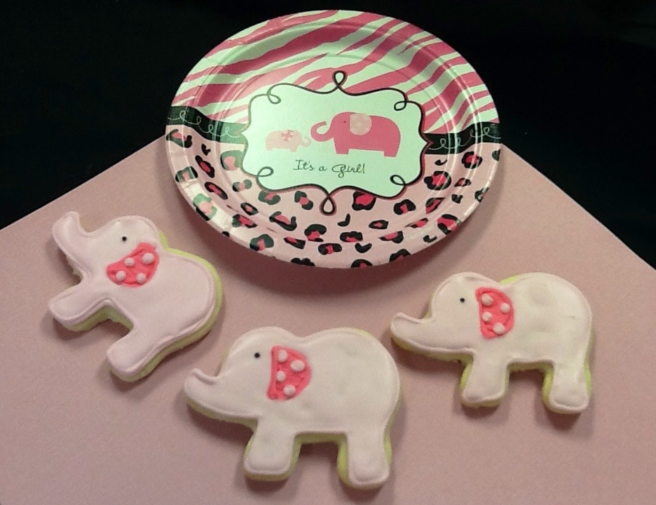 Elephant Sugar Cookies