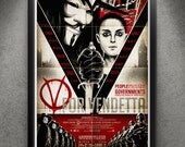 V For Vendetta - "Freedom Forever" 13x19