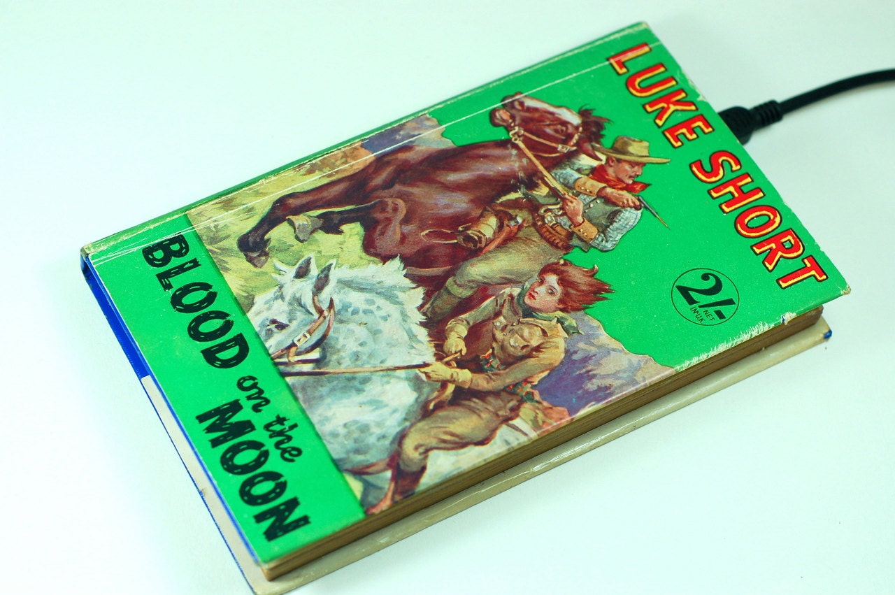500GB Portable Hard Drive Book, "Blood on the Moon"