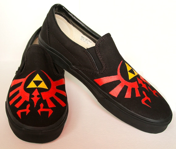 Legend of Zelda Hand Painted Shoes