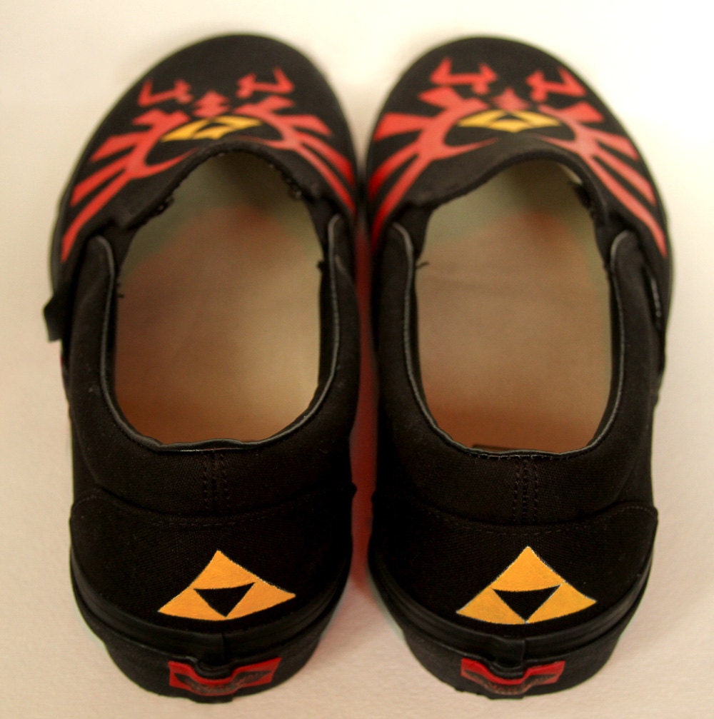 Legend of Zelda Hand Painted Shoes