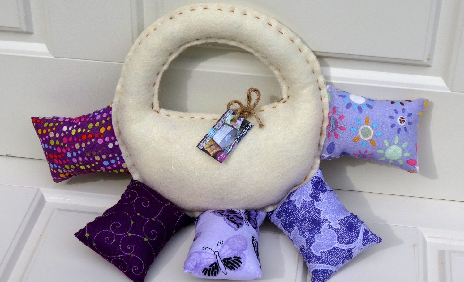 Unique Kid Christmas Gift Toddler Toy Ivory Purple Stuffed Animal Monster Pillow carry toy Felt Pillow Child Pillow Orbie 14