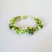 Lime Green Beaded Charm Bracelet