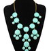 bib necklace, bubble necklace,holiday party,bridesmaid gifts,Beaded Jewelry,wedding necklace,turquoise necklace,statment necklace