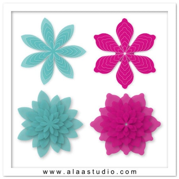 Layered+Flower+SVG Layered Flower SVG http://www.etsy.com/listing/108477368/nested ...