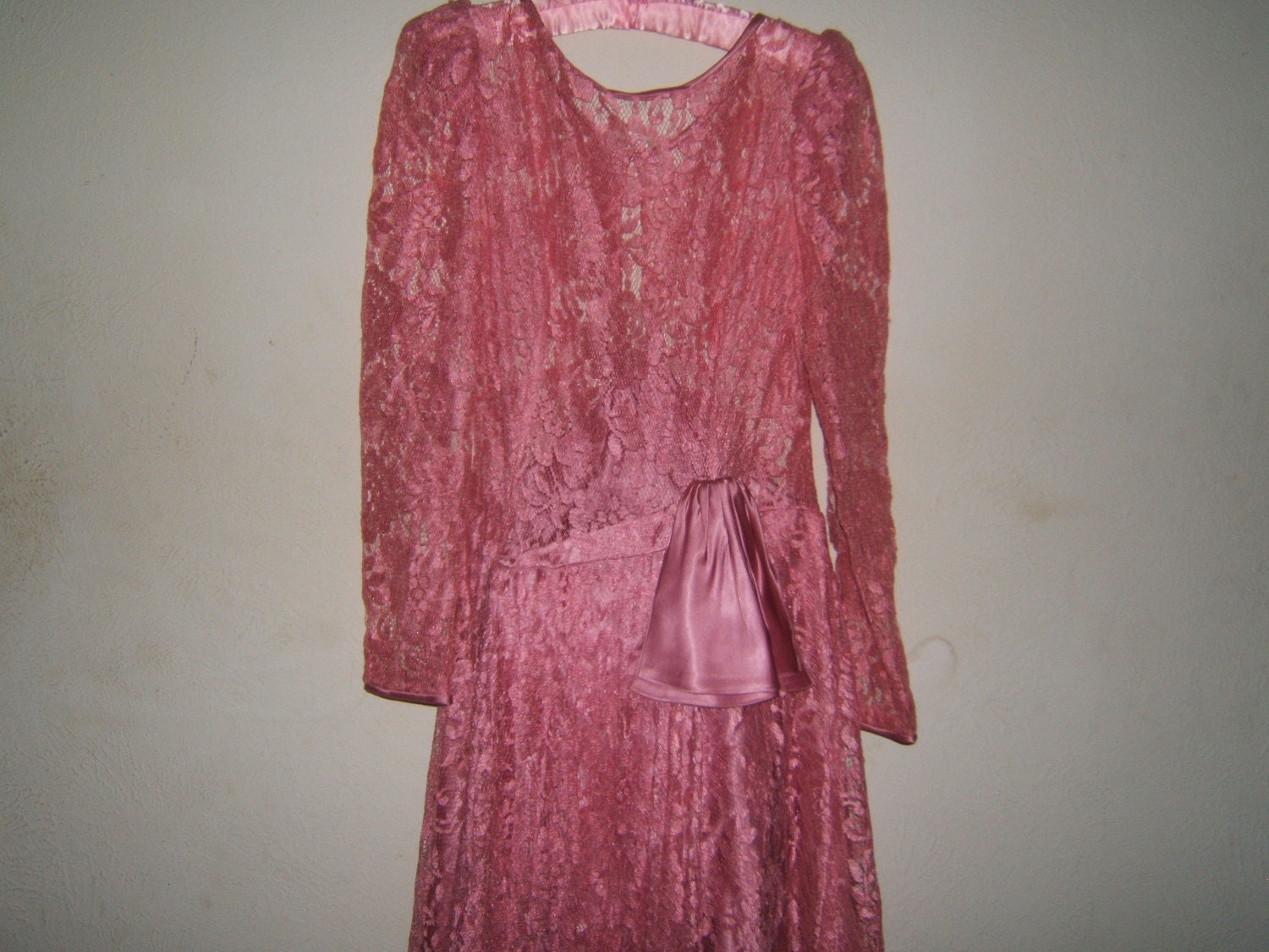 Pink Lace Gown