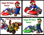 Mario Kart edible image cake topper Il_170x135