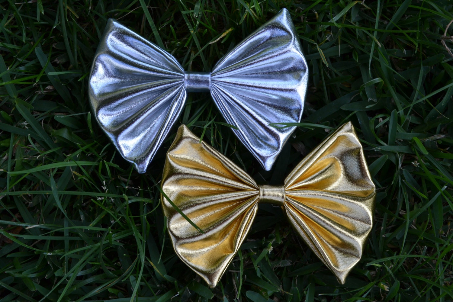 Metallic Hair Bow Pack