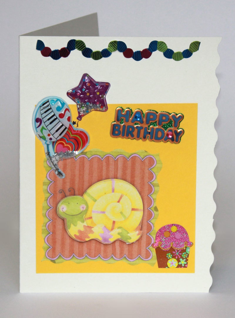 Snail Birthday Card