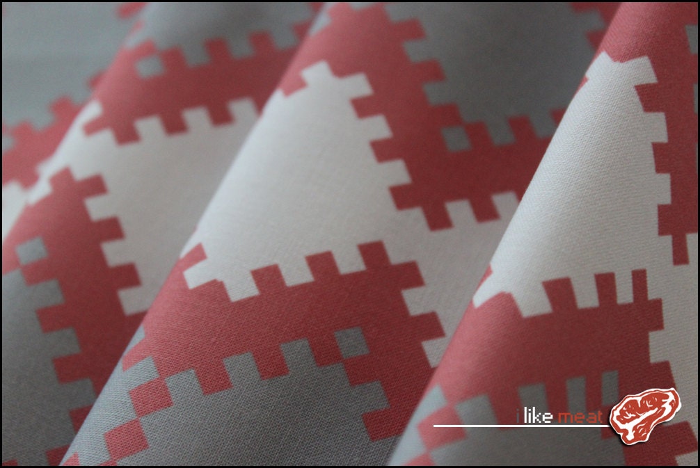 8bit Crochet - One Yard of Nintendo themed Kona Cotton Fabric
