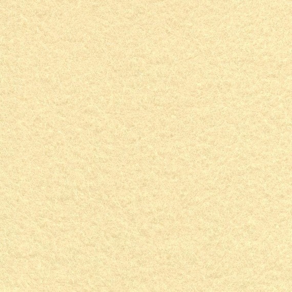 SALE - Wool Felt - Vanilla Cream