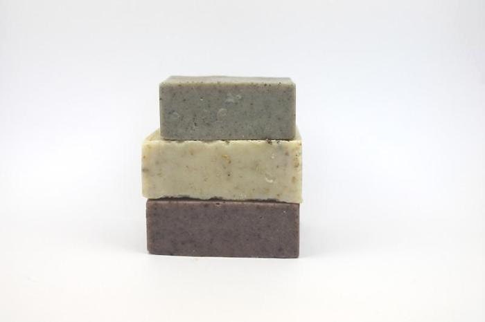 ANY THREE SOAPS. Handmade vegan soap bars. Choose your packaging. Any three bars. Custom soap set. All natural. Handcrafted in Italy.