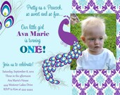 Pretty Peacock Birthday Party Invitation Il_170x135