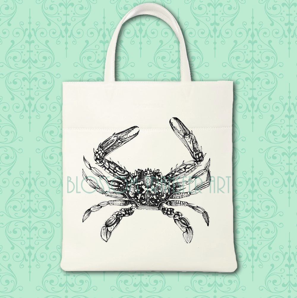 Crab - Vintage Images - Digital Graphics - Transfer - Iron on pillows, totes, paper, napkins - DIY - 1564
