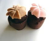 Double Chocolate Felt Brownies, Tea Party, Sweets, Play Food, Faux Food, Pretend