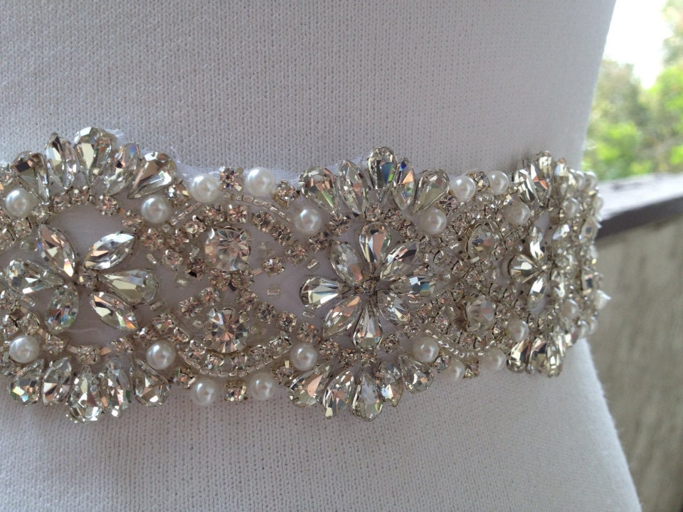 Luxury Wedding Sash,Wedding Belt Sash , Best Seller Bridal Belt  Sash,Wedding Sash, Beaded Bridal Crystal  Sash, Pearl Sash