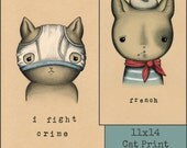11x14 Cat Print - You Choose
