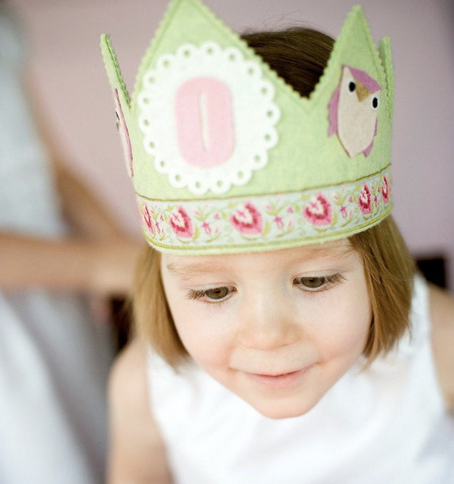Owl birthday crown- Woodland birthday party