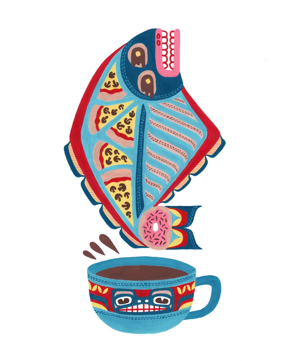 Halibut Breakfast Special limited edition print