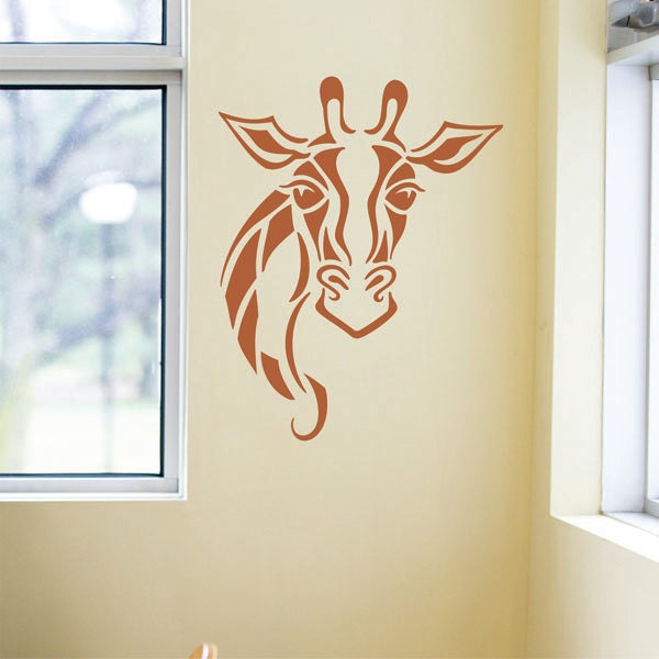 Giraffe Wall Decal Vinyl Wall Art