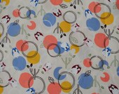 Bubbly Owl Cotton Fabric Fat Quarter