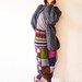 Women's Skirt, Long Checkered - Pink, Magenta, Brown