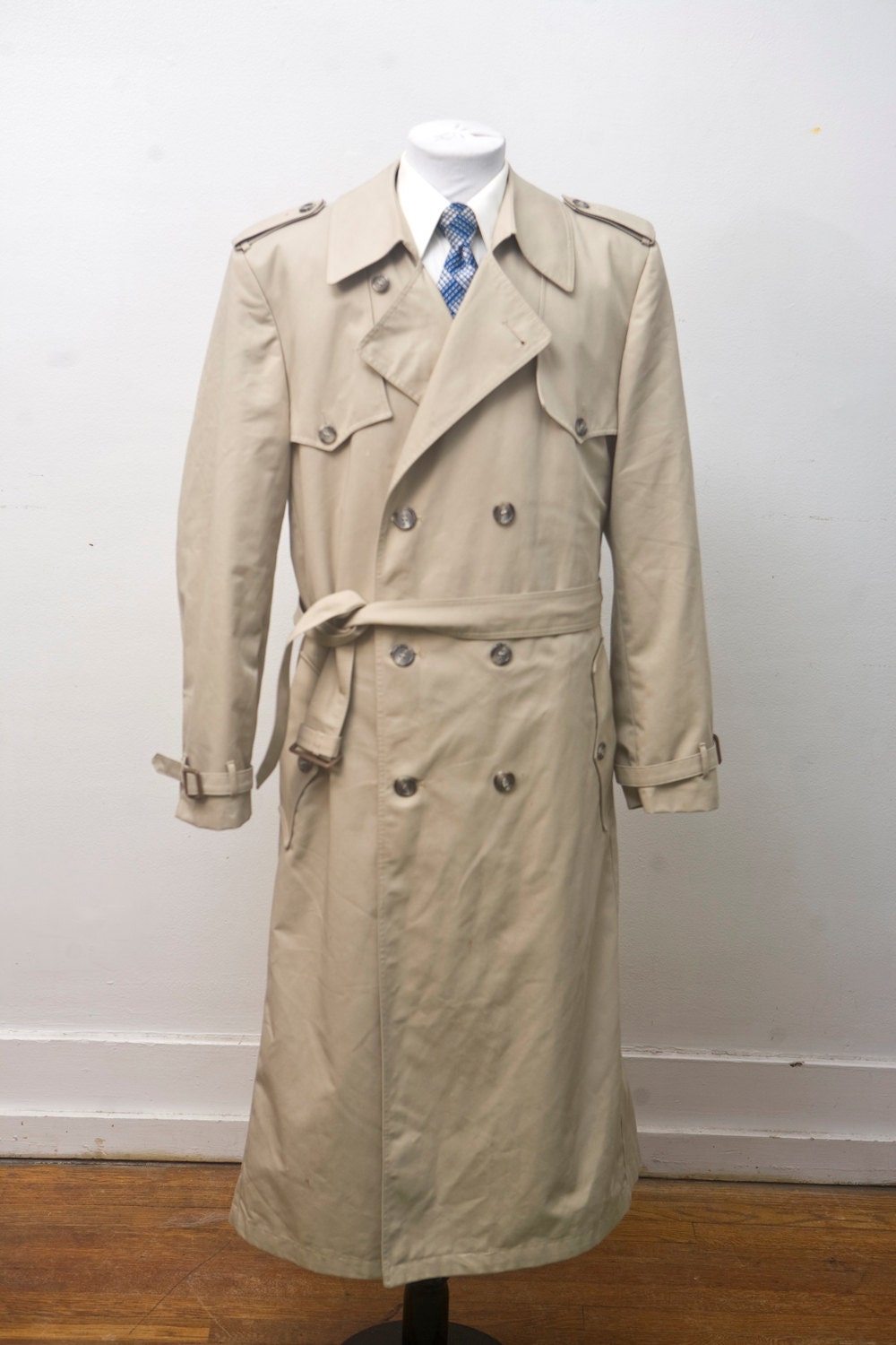 Men's Vintage Christian Dior Beige Overcoat