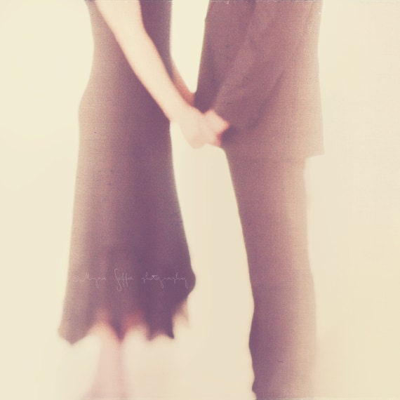 surreal portrait photography, romantic love dreamy chocolate brown, neutral earth tones, soul mate wedding gift, newlyweds dance, Valentines