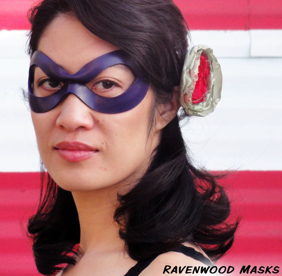 Leather mask - cosplay costume - Indiscreet - Made to Order