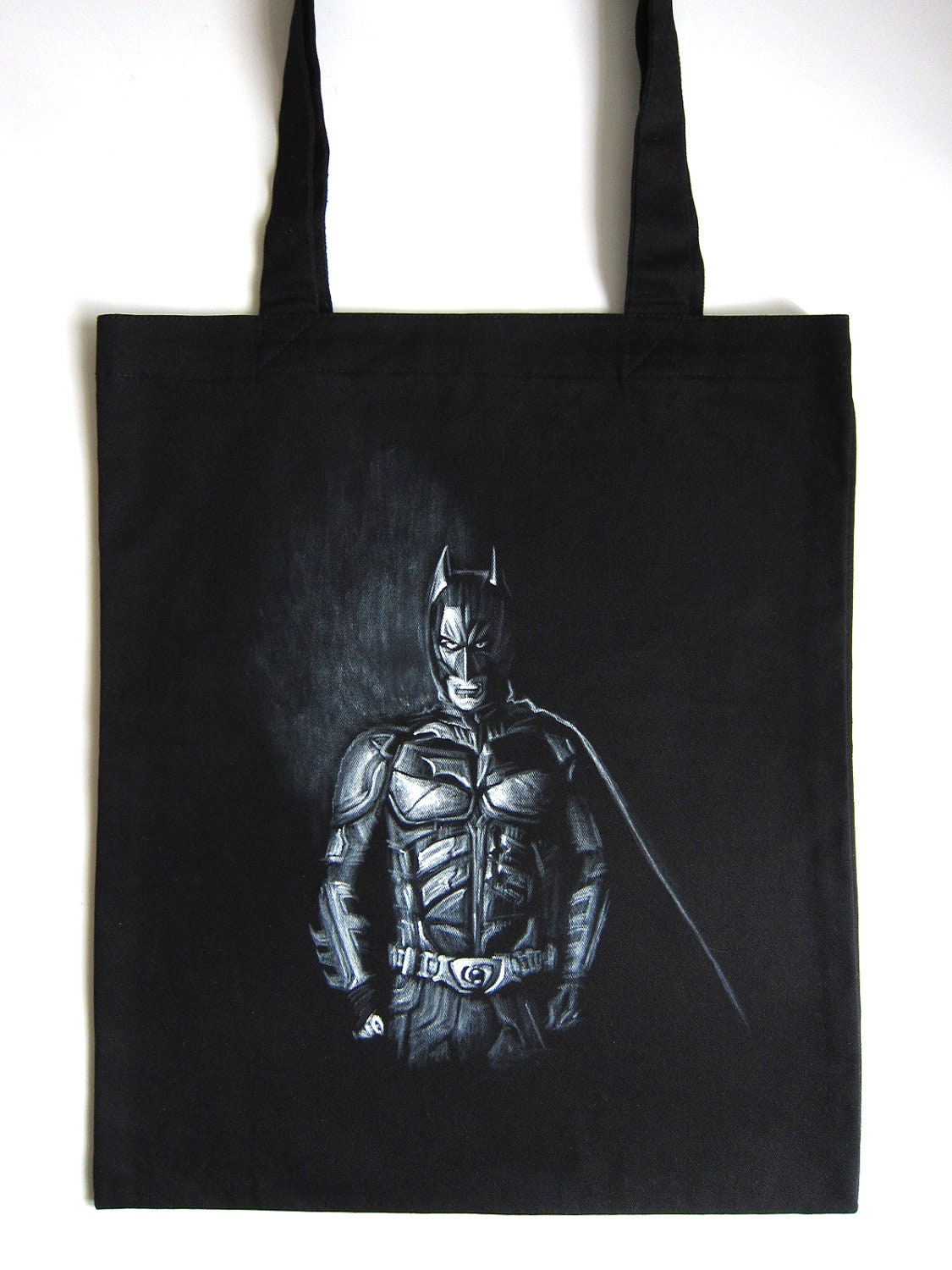 The Dark Knight - Batman - handmade hand painted bag