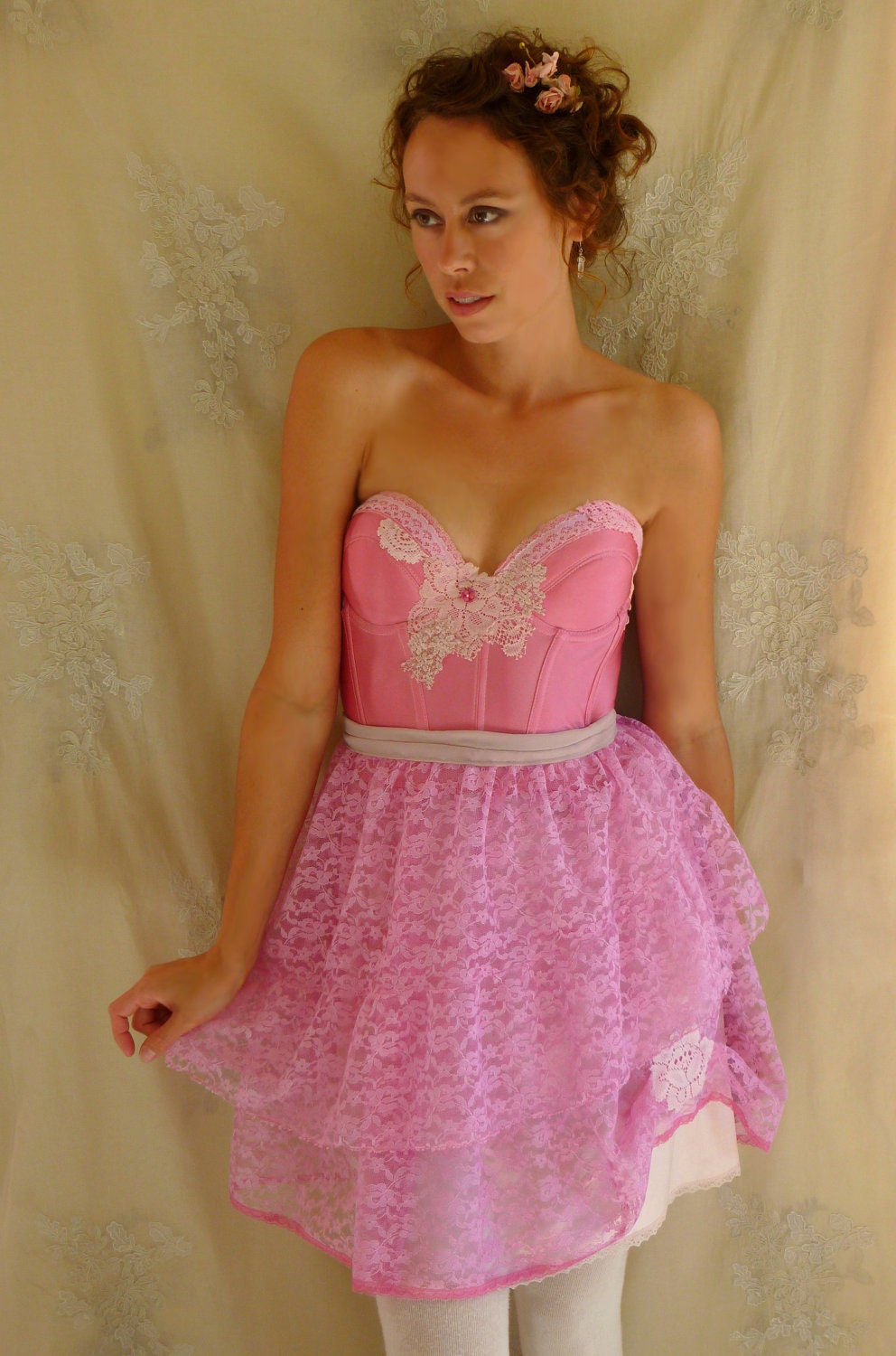 Pink Bustier Dress