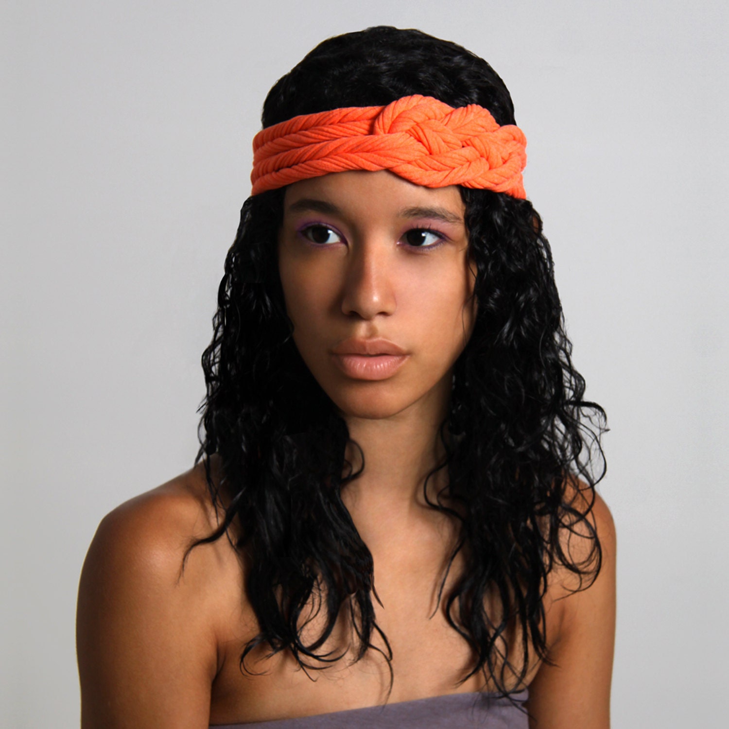 Tangerine Tango Fashion Headband Hair Accessories Necklace Braided Braid Boho Bohemian Chic Womens  Christmasinjuly CIJ