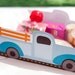 Vintage Pickup Truck Printable LUNCH / SNACK TRAY - Instant Download pdf