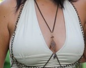 Brass Chain Halter and Anahata Body Chain