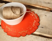 wood doily