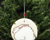 Critter Ornament - Snow Bunny - Made to Order