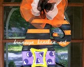 Halloween Witch Hat Door Hanger - Bronwyn Hanahan Art