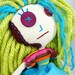 Suzie Zen Zombie. This sad sweet zombie needs a friend.