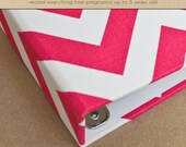 Baby Memory Book (Pregnancy - 5 Years) - Pink Chevron  (134 designed journaling pages & personalization included with album)