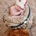 Baseball Newsboy Cap (Newborn or 0-3 months)