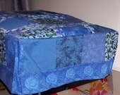 Printer Cover Blue Fabric Computer Accessory