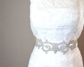 Crystal Bridal Sash PRINCESSE