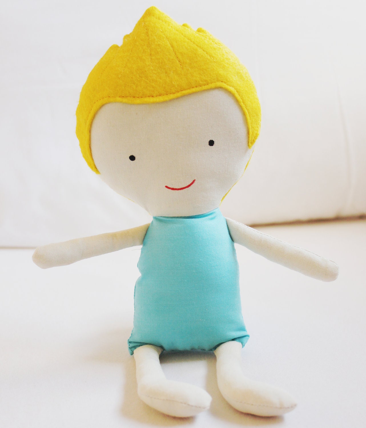 Doll Sewing Pattern Toy Cloth Boy Doll Pattern PDF - Sky & Tad