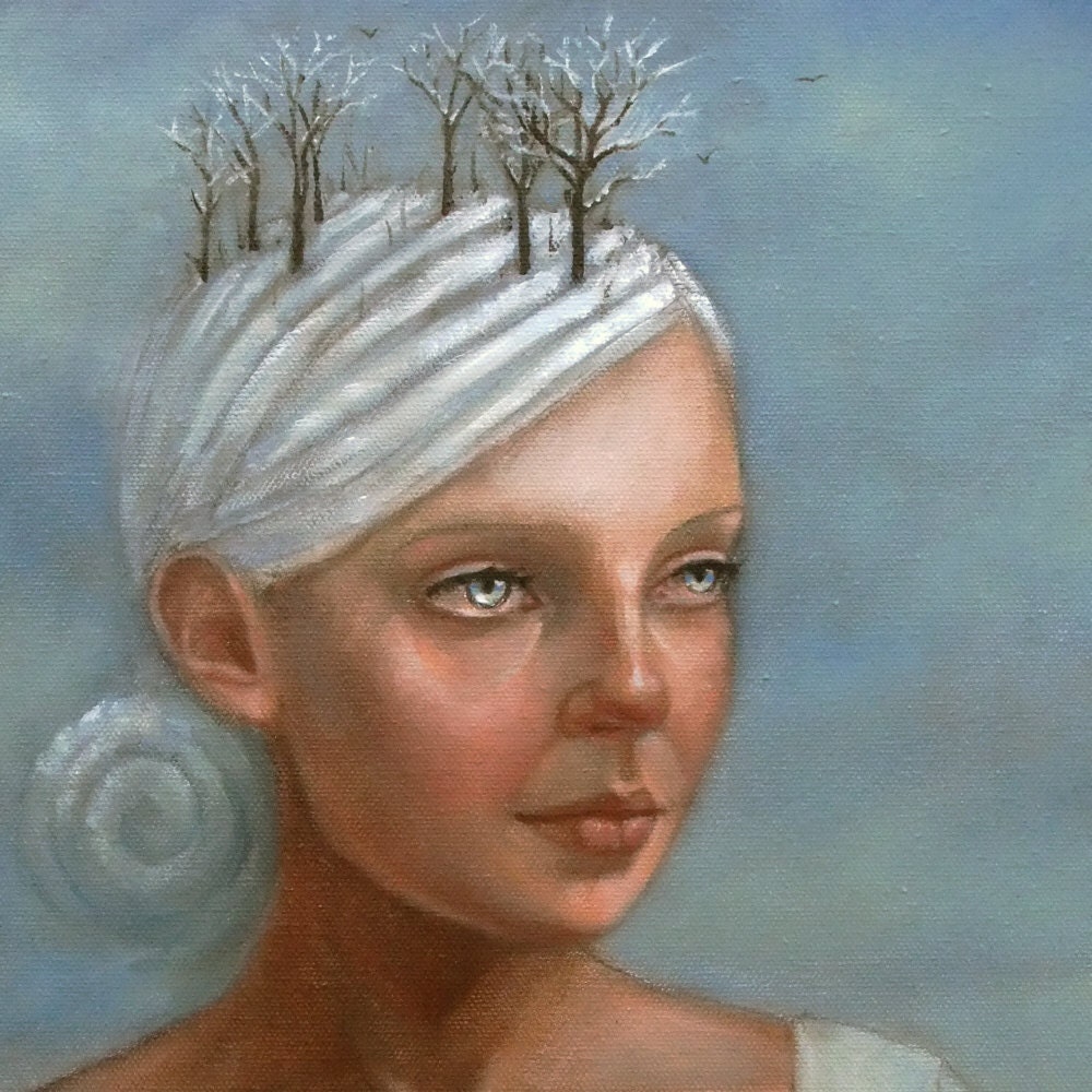 Winter -- signed (8x10) Print of an Original Oil Painting
