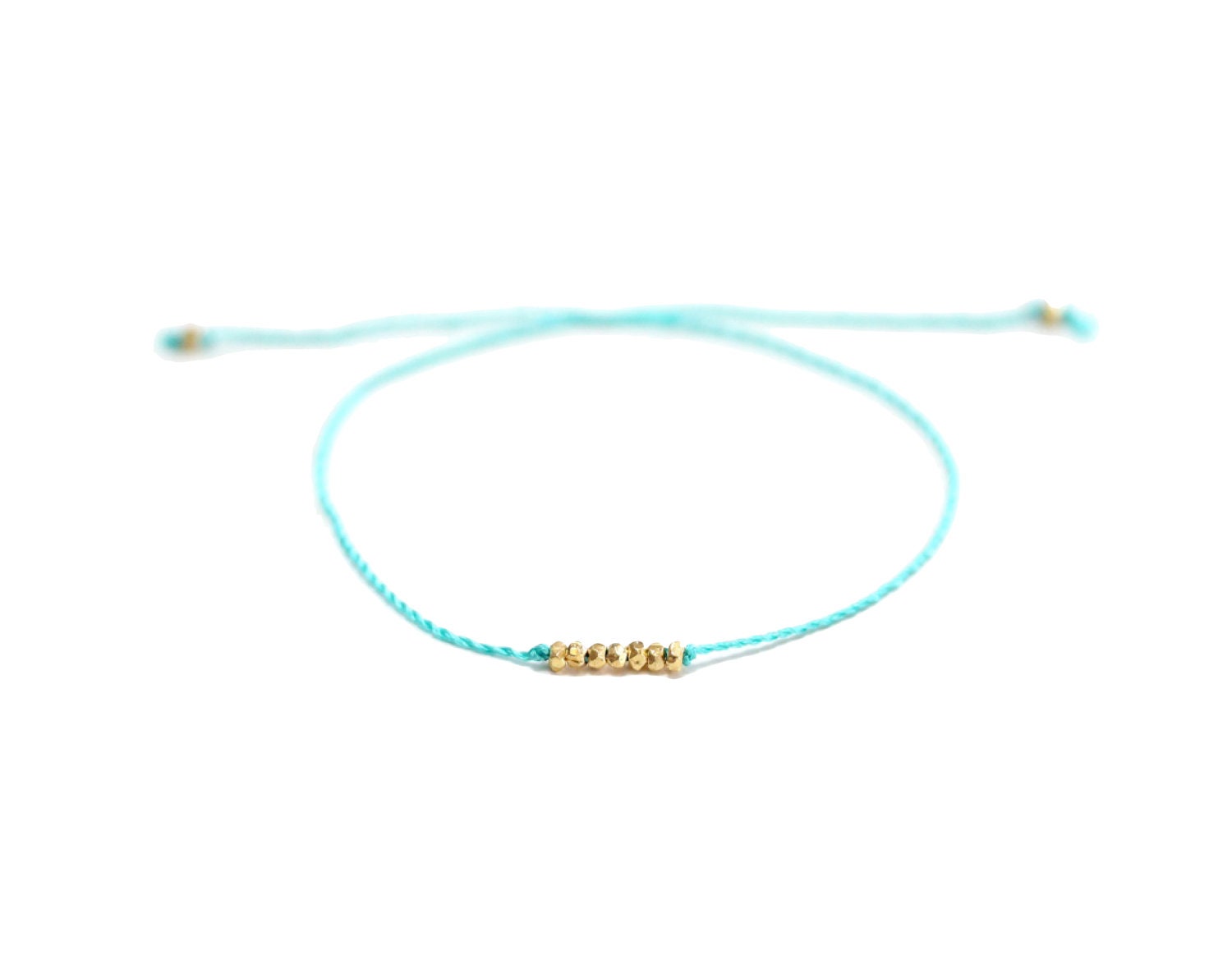 The Wish Bracelet - Aqua