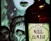 MISS. ZOMBIE-Hand Blended Artisan Oil-1ML Sample Vial-(primary notes: patchouli, coffee, hot cocoa, fig, bergamot)